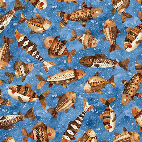 Bearsville-Fish_Blue_2600-31263-B_Cotton_Fabric