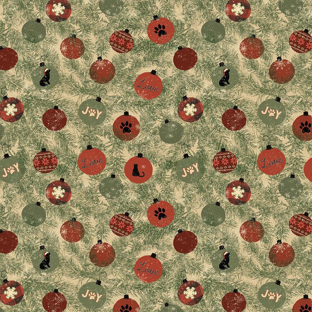 Christmas_Tails-Ornaments_Butter_Y4804-59_Cotton_Fabric