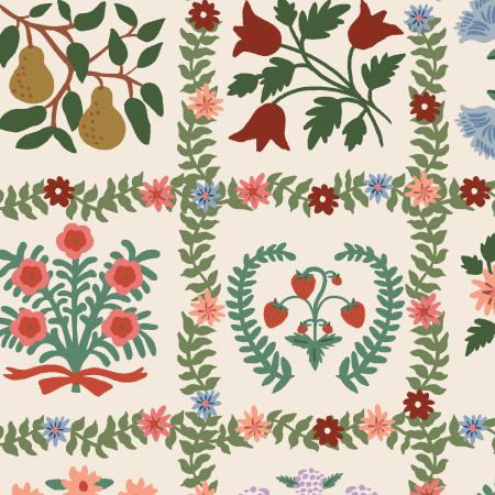 Gracie_Canvas-Garden_Album_Cream_RP1703-CR5C_Cotton_Fabric