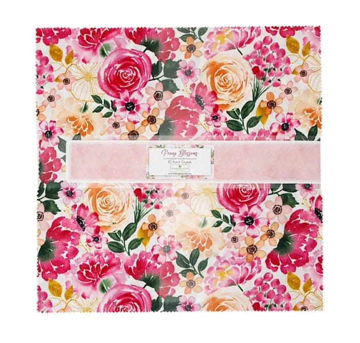 Precut_10_Karat_Crystals-Peony_Blossoms_518-887-518_Precut_Cotton_Fabric