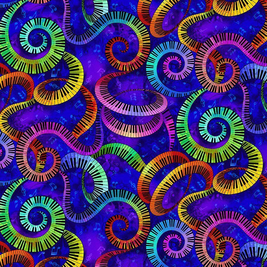 Spiral_Piano_Keyboard-Blue_MUSIC-CD2232-BLUE_cotton_fabric