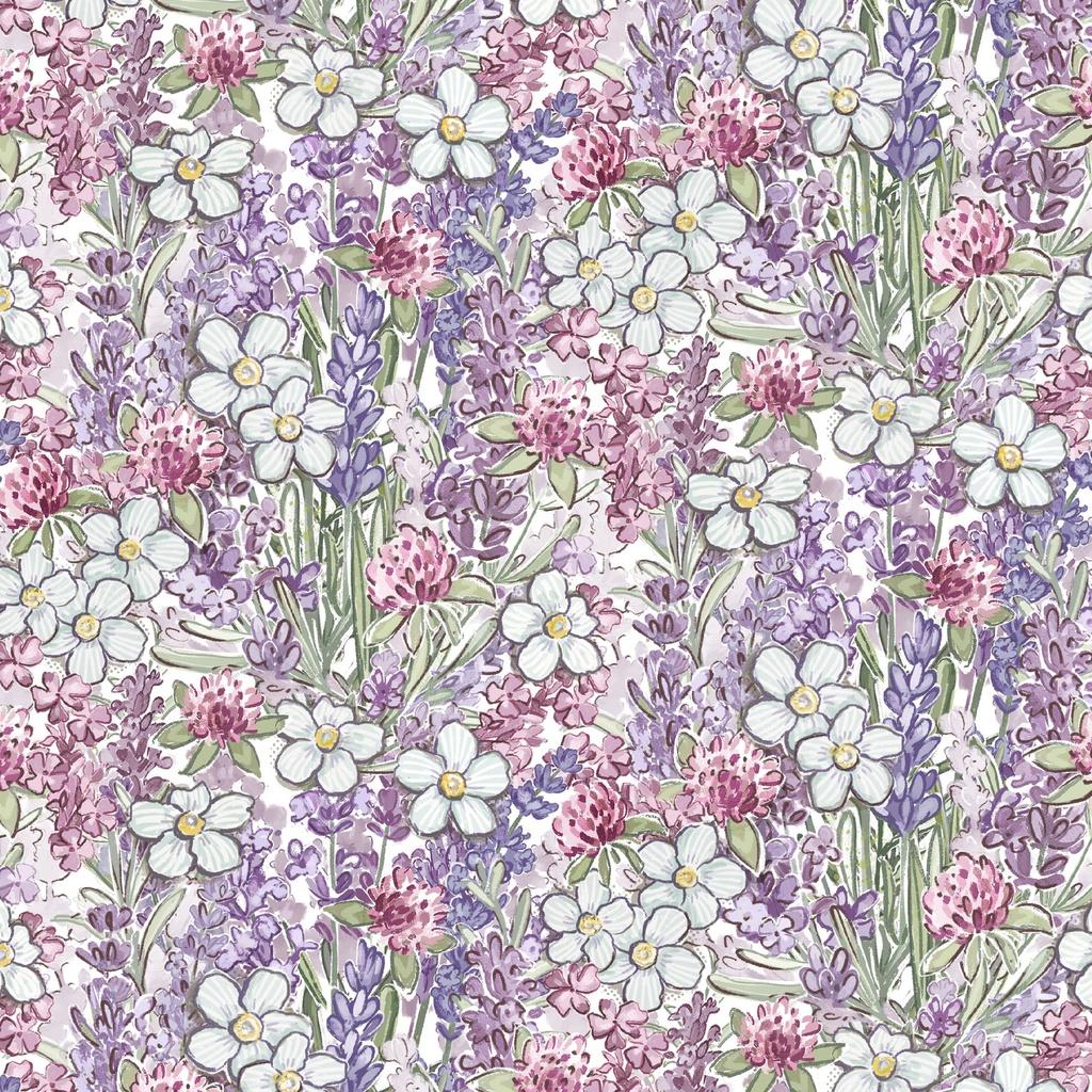 Sweet_Honey_Bee-Pqacked_Floral_Multi_W115-004-863_Cotton_Fabric