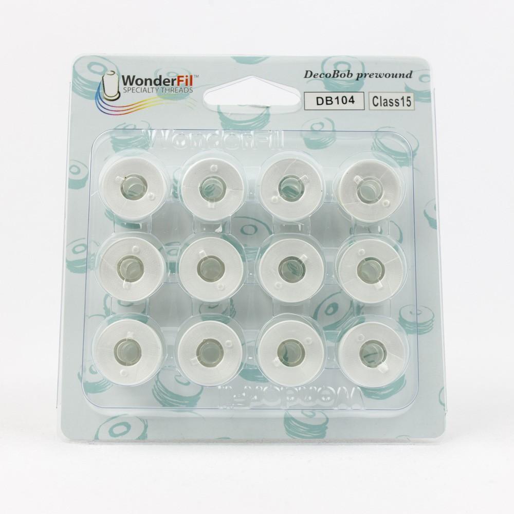 Wonderfil_DecoBob_Prewound_Set_Class_15_White_DBP15-104_Prewound_Bobbins